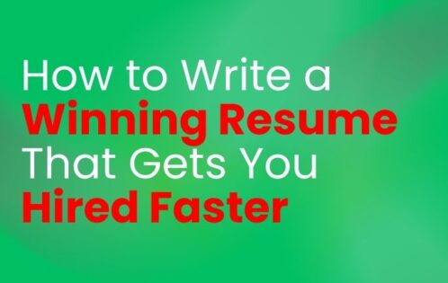 How to Write a Winning Resume That Gets You Hired Faster